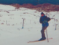 Looking down over Turoa