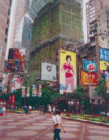 Street Scene in Wan Chai district