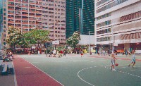 Street Scene in Wan Chai district