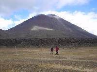 View of Ngauruhoe in the main crater