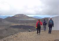 View of distant Blue Lake